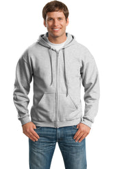 Gildan® Heavy Blend™ Full-Zip Hooded Sweatshirt - Ash - S