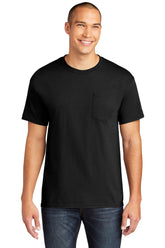 Gildan® Heavy Cotton™ 100% Cotton Pocket T-Shirt - Black - S