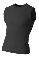 A4 Compression Muscle Tee - Black - S