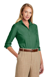 Brooks Brothers® Women’s Wrinkle-Free Stretch Nailhead Shirt - Club Green - XS