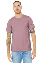 BELLA+CANVAS® Unisex Heather CVC Short Sleeve Tee - Heather Orchid - XS