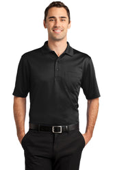 CornerStone® Select Snag-Proof Pocket Polo - Black - XS