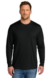 CornerStone® Workwear Pro Long Sleeve Pocket Tee - Black - XS