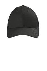 CornerStone® Canvas Mesh Back Cap - Black - OSFA