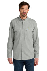Carhartt® Rugged Flex® Plaid Long Sleeve Shirt - Check Steel Malt - S