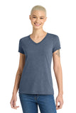 District® Women’s Perfect Tri® V-Neck Tee - Navy Frost - XS