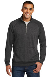 District® Lightweight Fleece 1/4-Zip - Heathered Black - XS