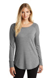 District ® Women’s Perfect Tri ® Long Sleeve Tunic Tee - Grey Frost - XS