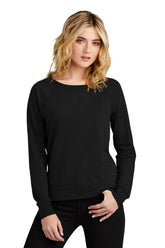 District® Women’s Featherweight French Terry™ Long Sleeve Crewneck - Black - XS