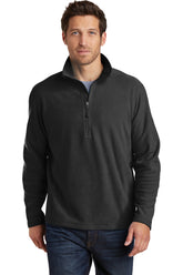 Eddie Bauer®1/2-Zip Microfleece Jacket - Black - XS