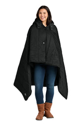 Eddie Bauer® Puffy Camp Poncho - Black - OSFA
