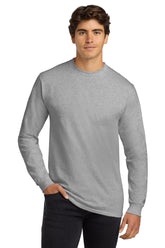 Gildan® Ultra Cotton® 100% US Cotton Long Sleeve T-Shirt - Ash - S