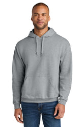 Jerzees Ultimate™ Unisex CVC Ring Spun Hooded Sweatshirt - Athletic Heather - S