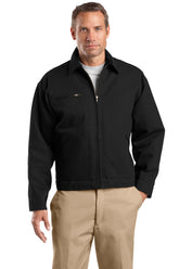 CornerStone® Tall Duck Cloth Work Jacket - Black - LT