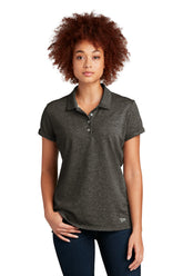 New Era ® Women's Slub Twist Polo - Black Twist - XS