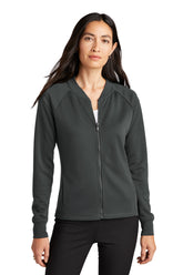Mercer+Mettle® Women's Double-Knit Bomber - Anchor Grey - XS
