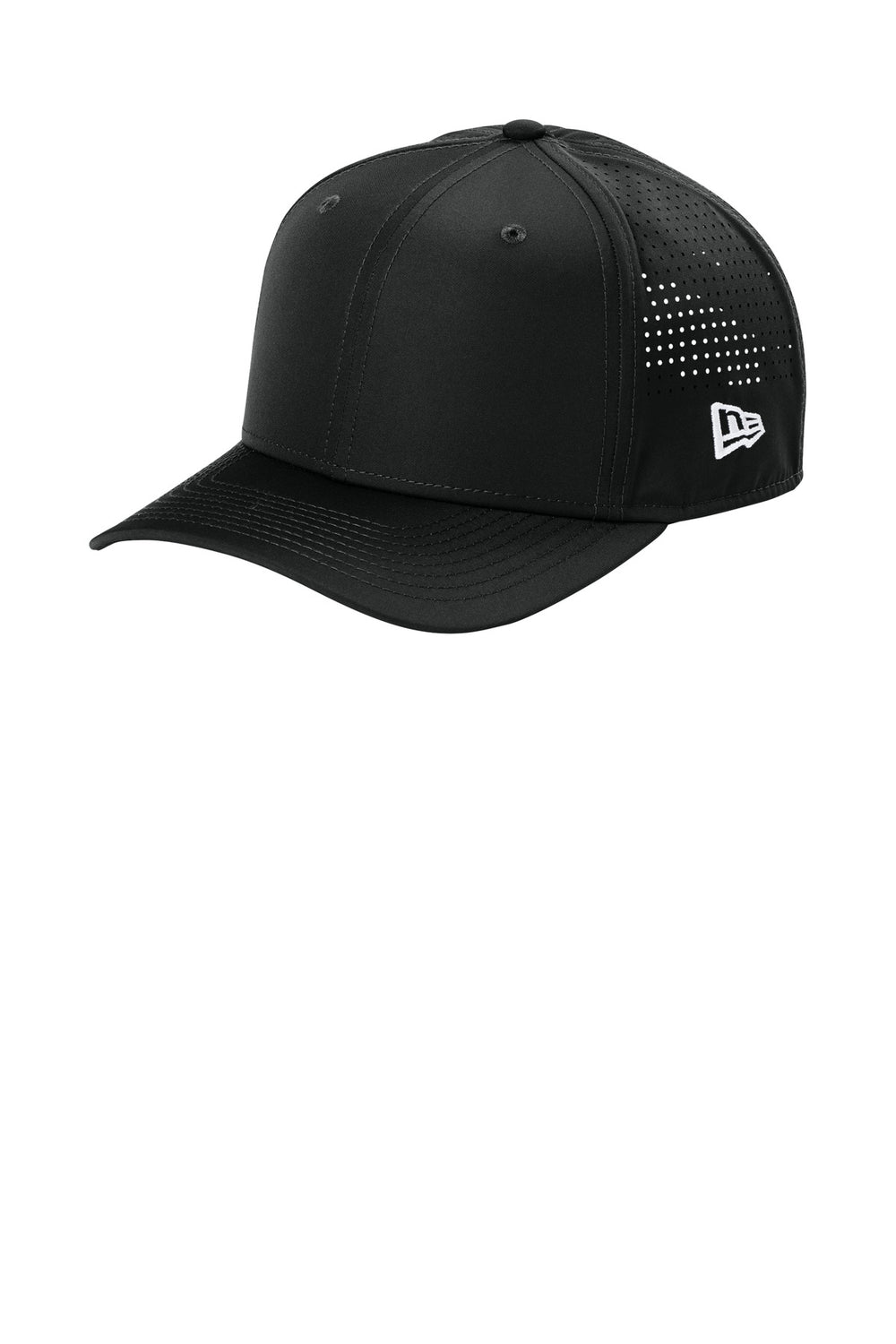 New Era® 9SEVENTY® Perforated Snapback Cap - Black - OSFA