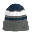 New Era® Ribbed Tailgate Beanie - Navy/ Graphite - OSFA