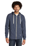 New Era ® Sueded Cotton Blend Full-Zip Hoodie - True Navy Heather - XS