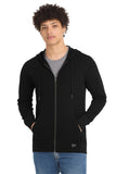 New Era® Thermal Full-Zip Hoodie - Black - XS