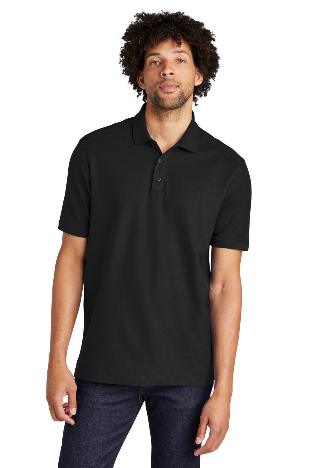 New Era ® Venue Home Plate Polo - Black - XS