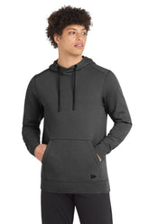 New Era ® Tri-Blend Fleece Pullover Hoodie - Black Heather - XS