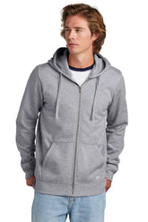 New Era® Comeback Fleece Full-Zip Hoodie - Athletic Heather - XS