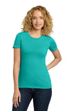 Next Level Apparel® Women's Cotton Tee - Tahiti Blue - XS