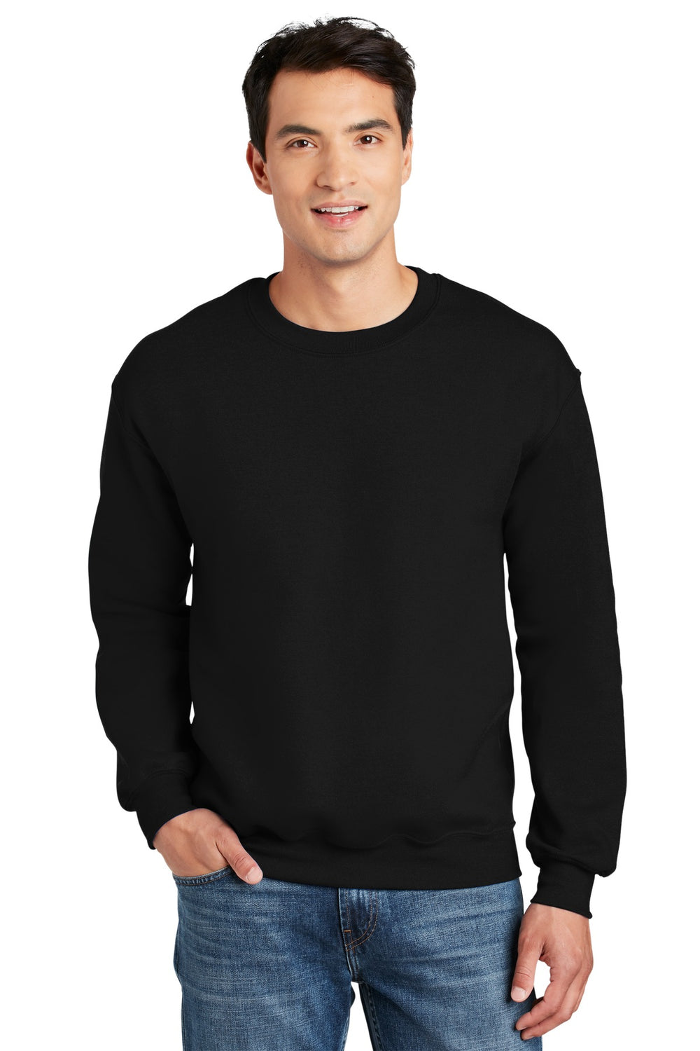 Gildan® DryBlend® Crewneck Sweatshirt - Black - S