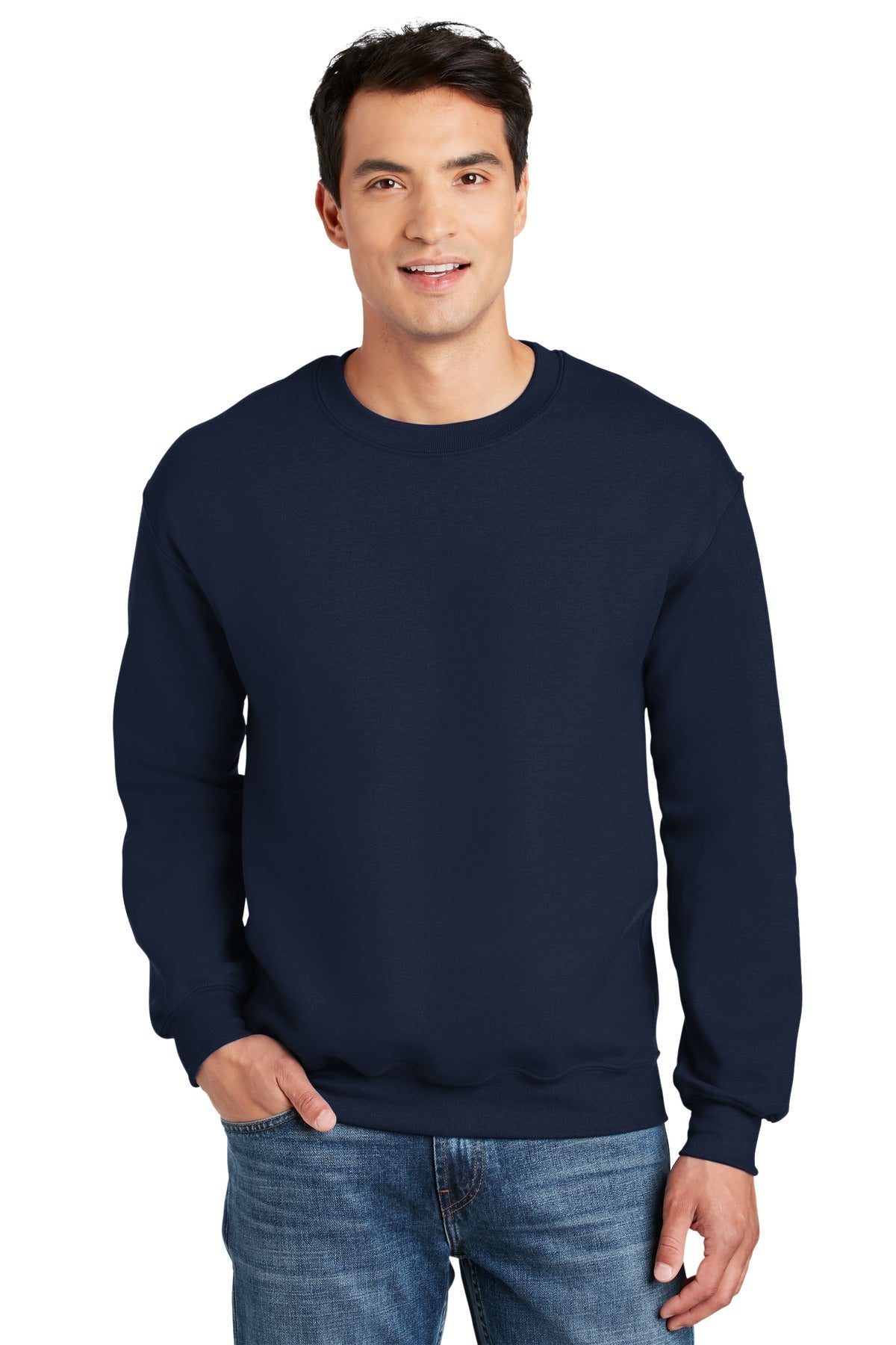 Gildan® DryBlend® Crewneck Sweatshirt - Navy - S