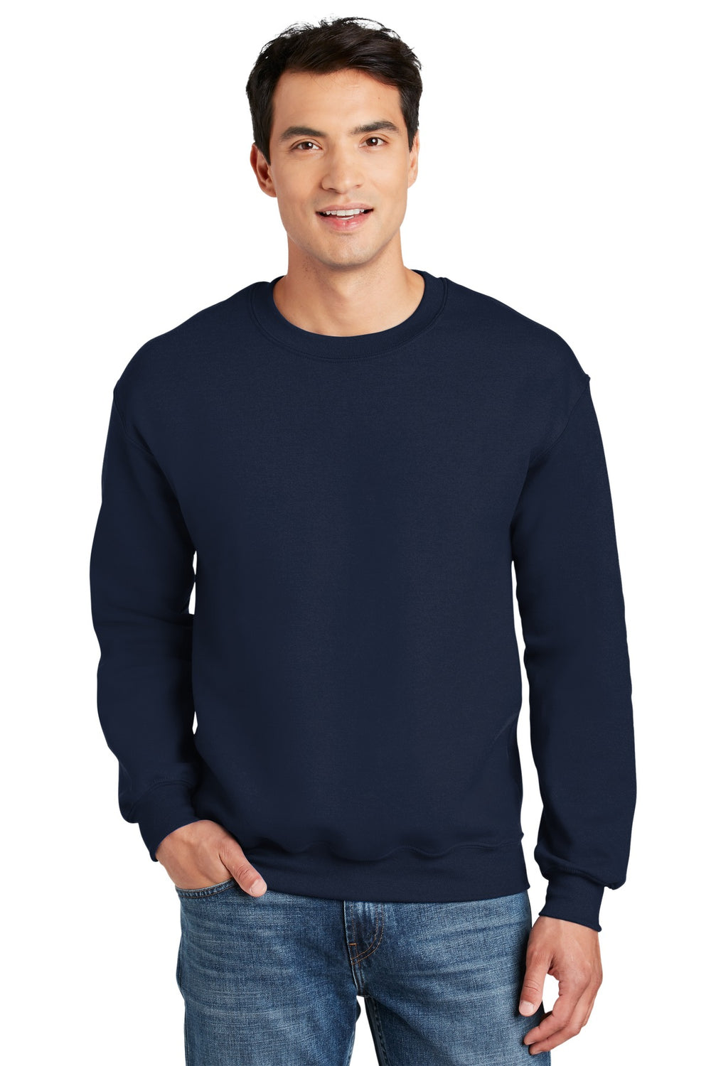 Gildan® DryBlend® Crewneck Sweatshirt - Navy - S