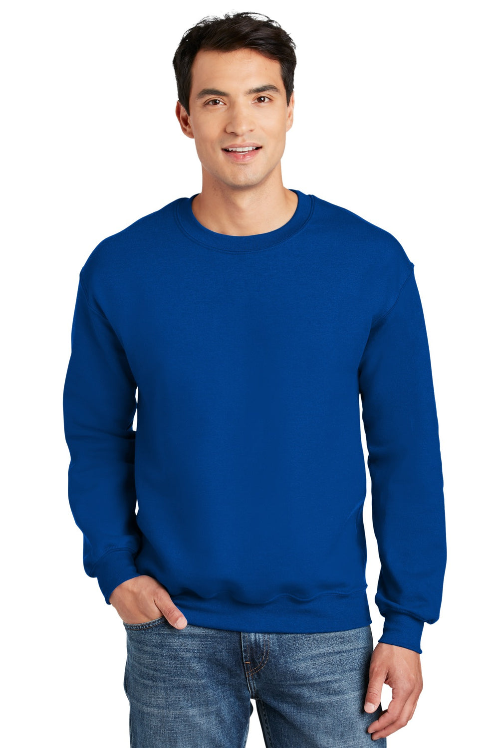 Gildan® DryBlend® Crewneck Sweatshirt - Royal - S