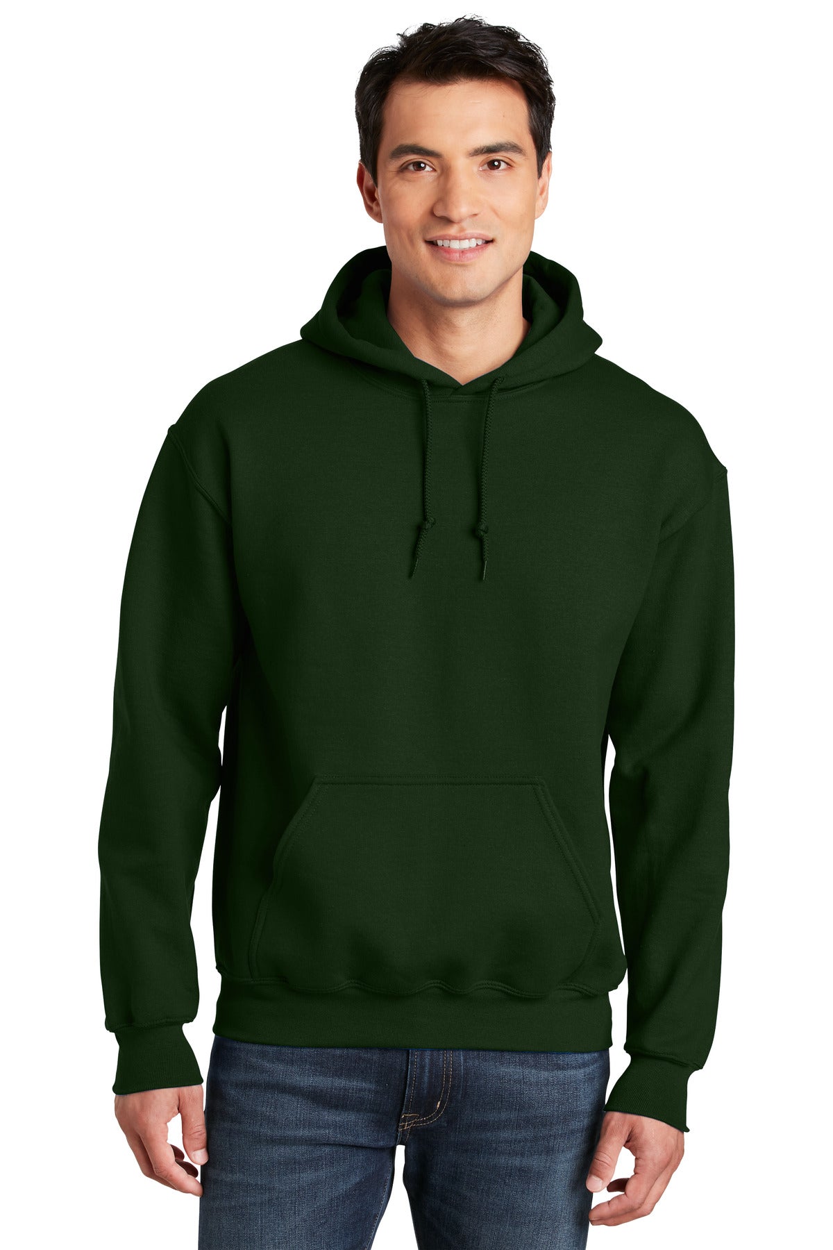 Gildan® DryBlend® Pullover Hooded Sweatshirt - Forest Green - S
