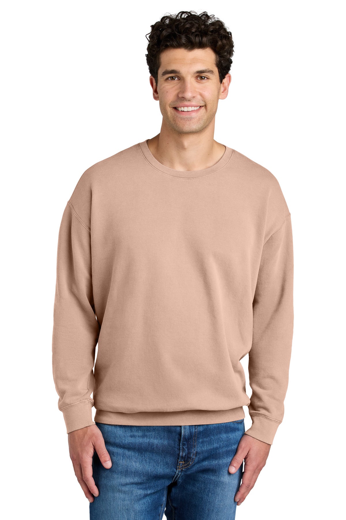 Comfort Colors® Lightweight Crewneck Sweatshirt - Peachy - 2XL