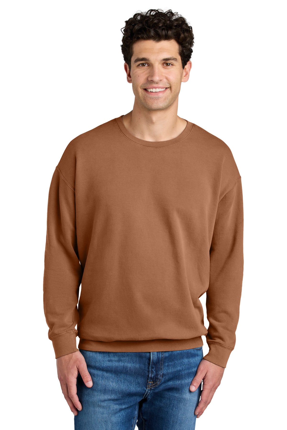 Comfort Colors® Lightweight Crewneck Sweatshirt - Yam - 2XL