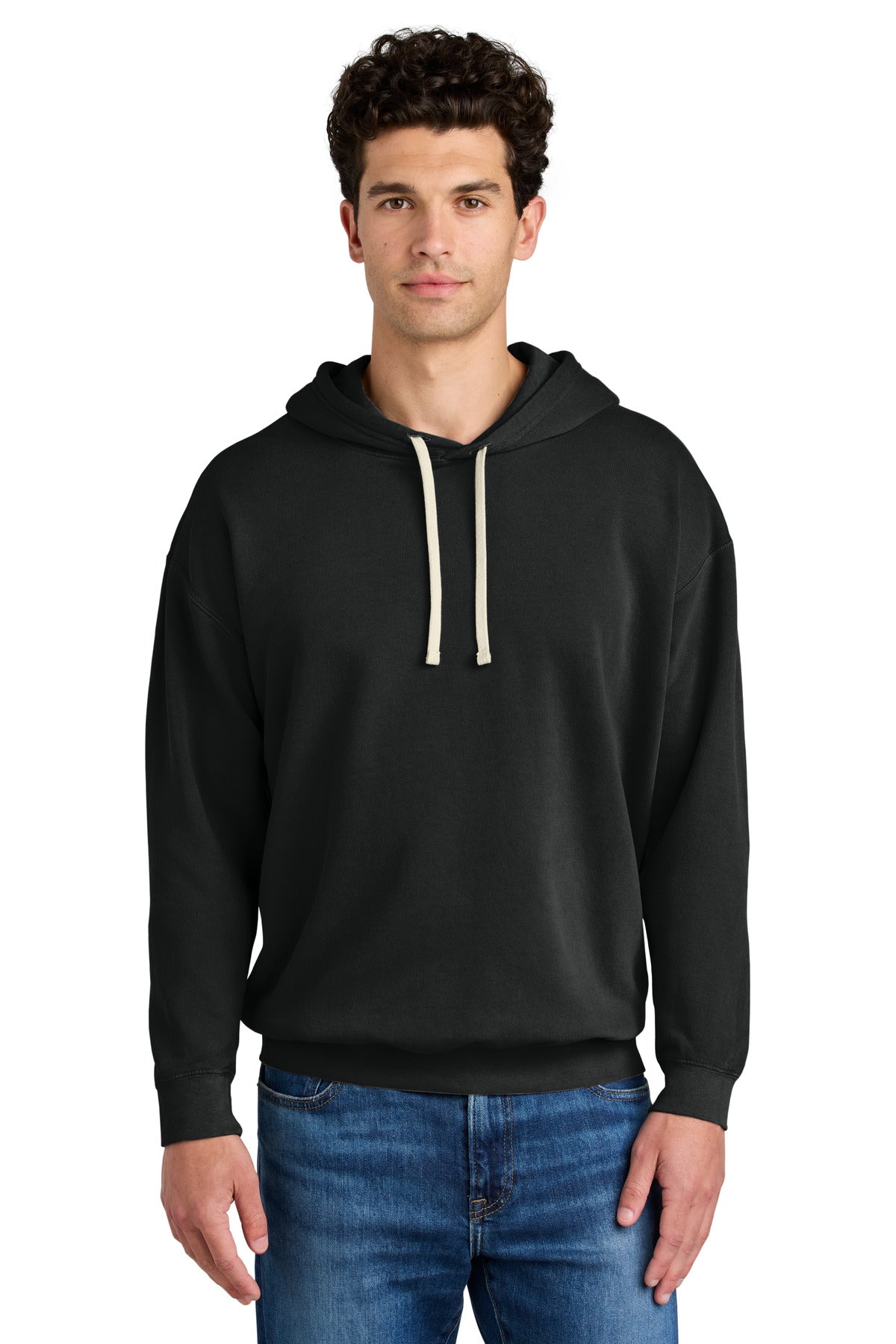 Comfort Colors® Lightweight Hooded Sweatshirt - Black - S