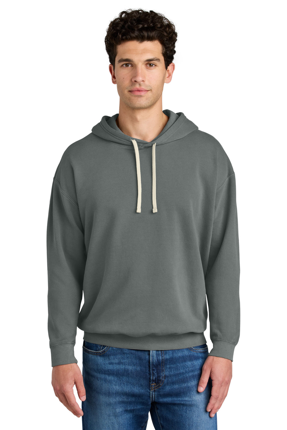 Comfort Colors® Lightweight Hooded Sweatshirt - Grey - S