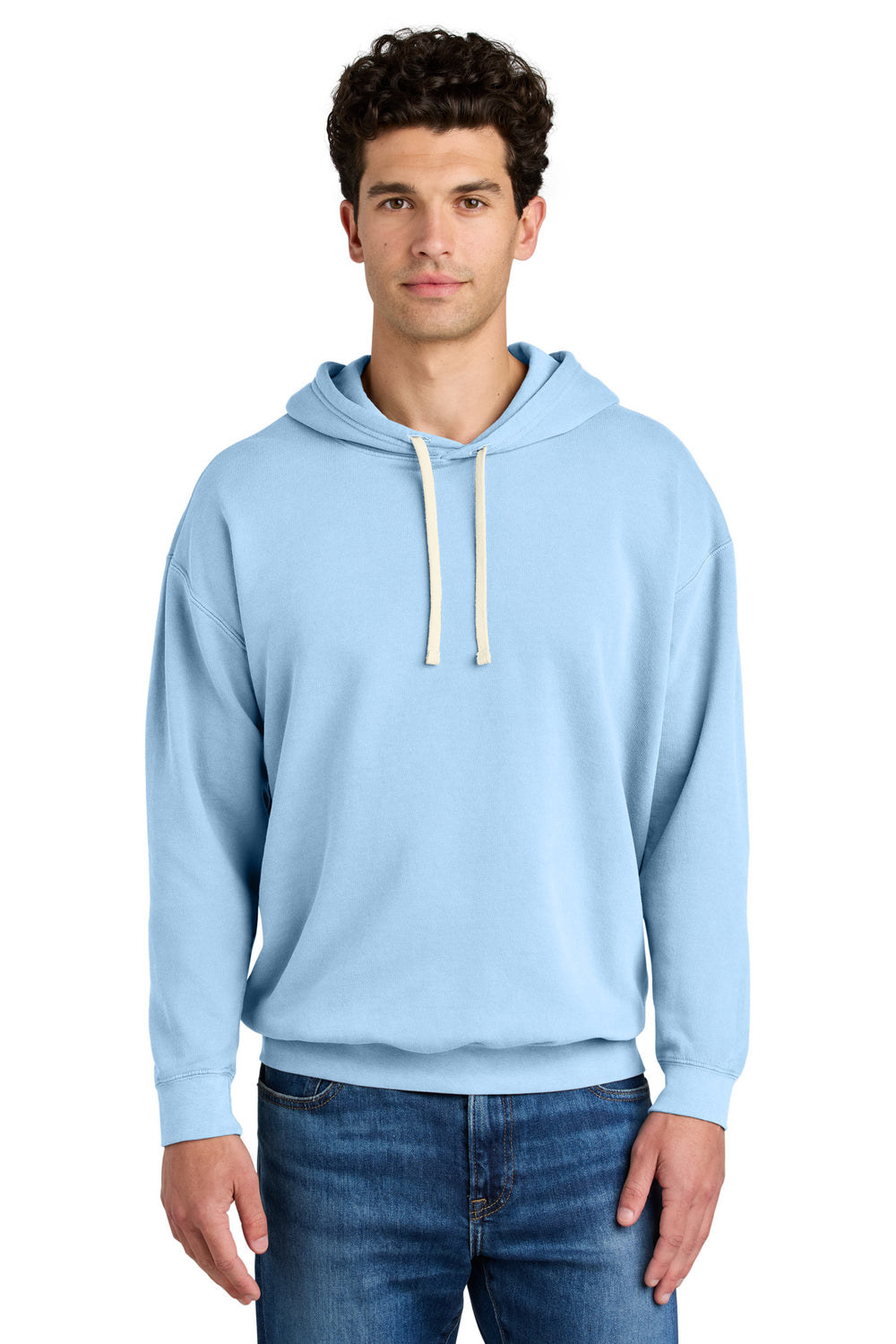 Comfort Colors® Lightweight Hooded Sweatshirt - Hydrangea - 2XL
