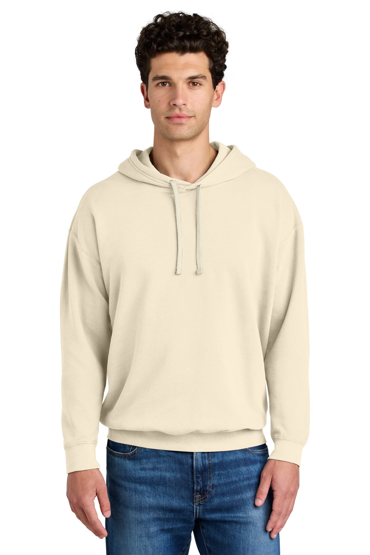 Comfort Colors® Lightweight Hooded Sweatshirt - Ivory - S