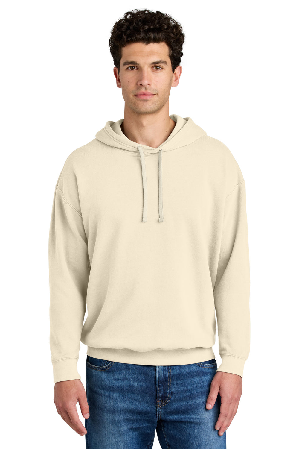 Comfort Colors® Lightweight Hooded Sweatshirt - Ivory - S
