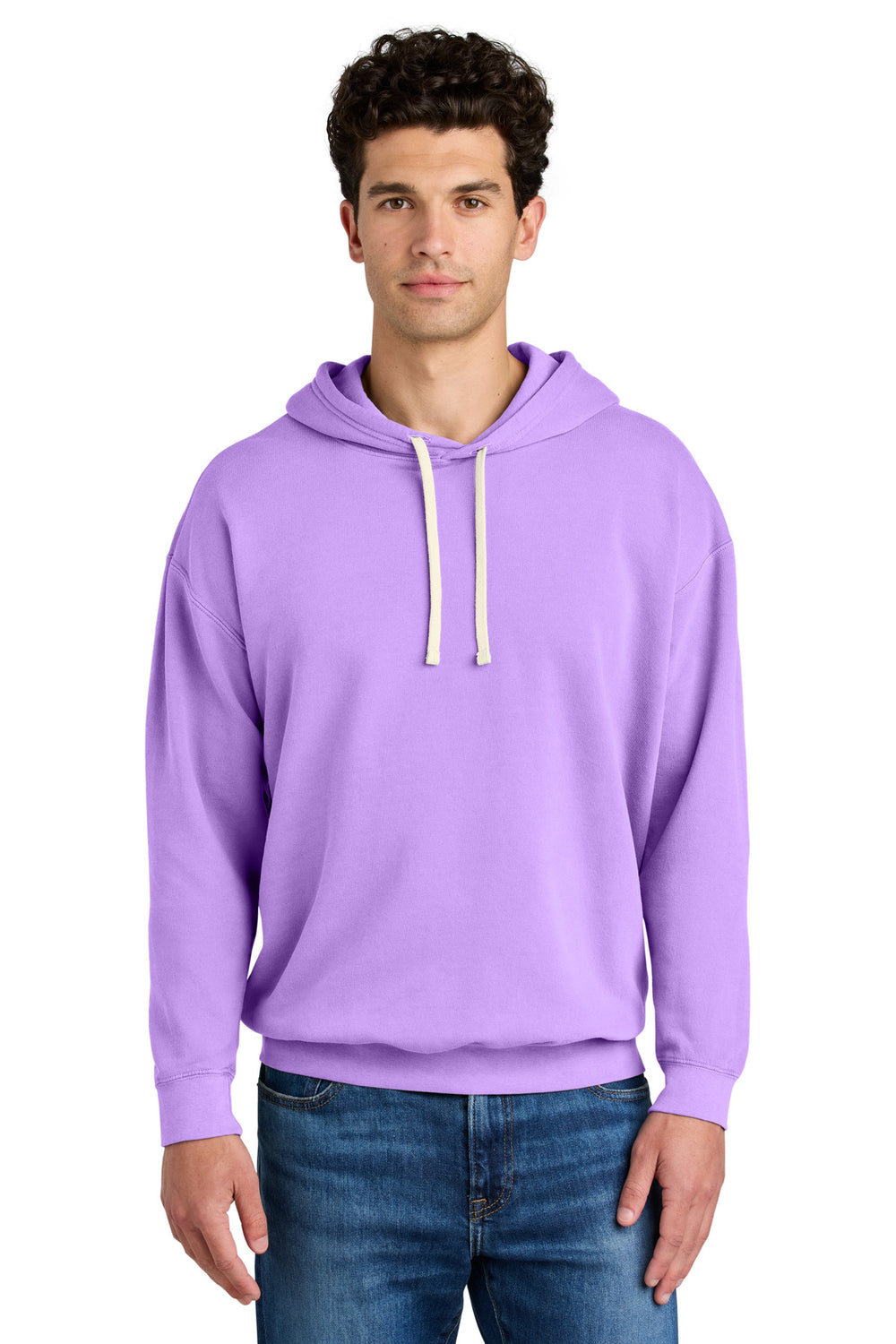 Comfort Colors® Lightweight Hooded Sweatshirt - Neon Violet - 2XL