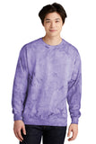 Comfort Colors® Color Blast Crewneck Sweatshirt - Amethyst - S