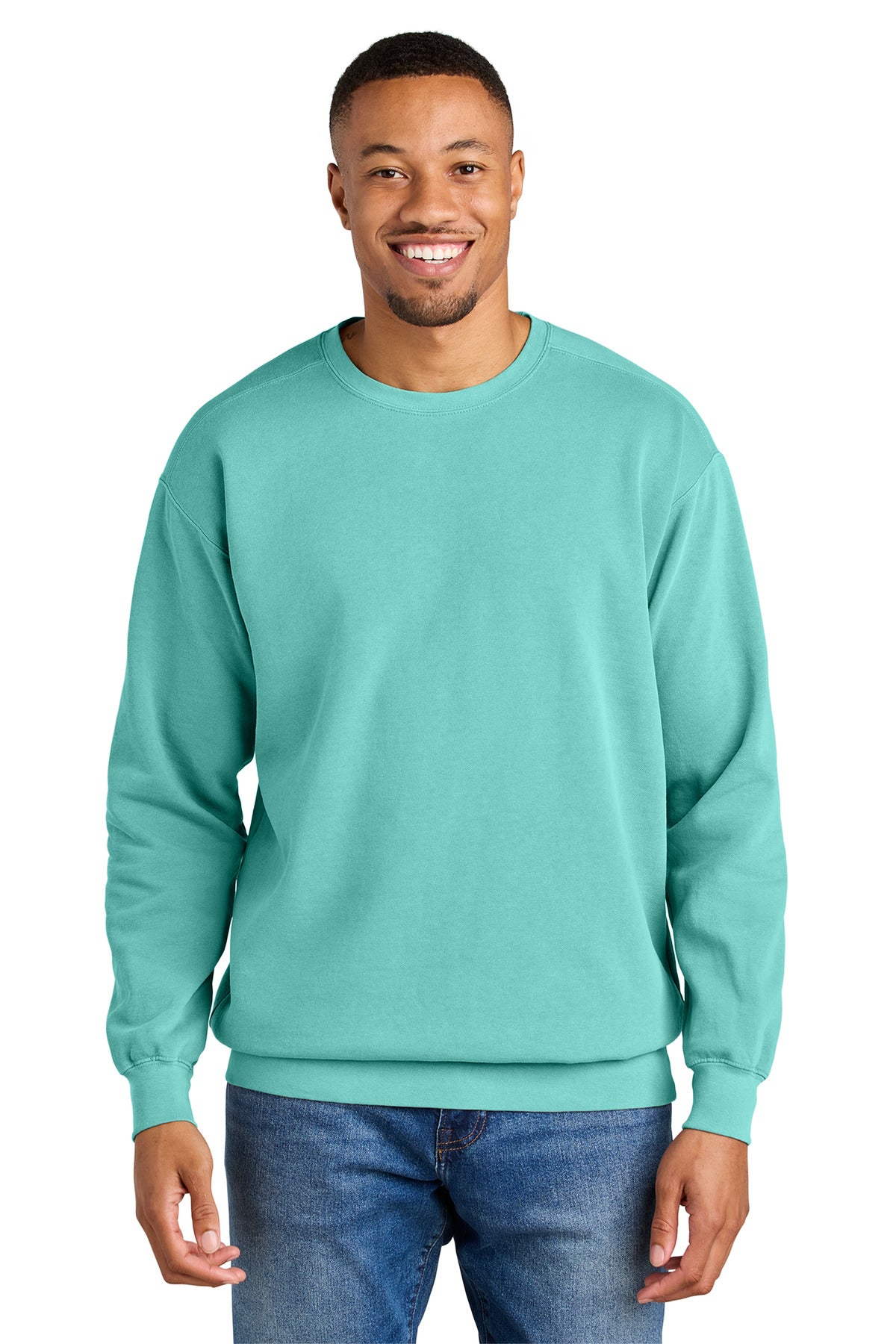 Comfort Colors® Ring Spun Crewneck Sweatshirt - Chalky Mint - S