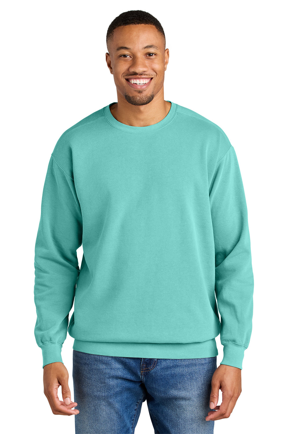 Comfort Colors® Ring Spun Crewneck Sweatshirt - Chalky Mint - S