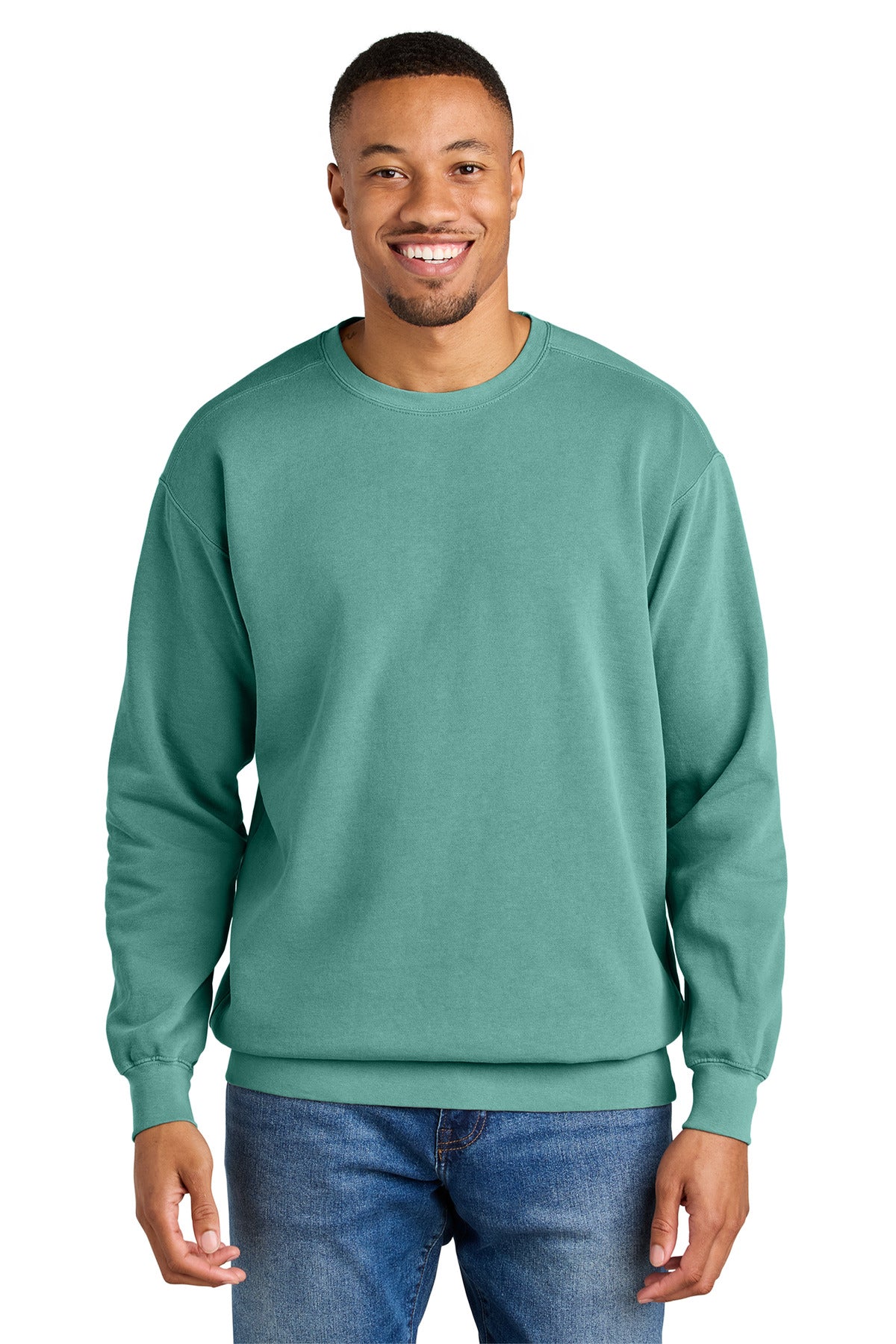 Comfort Colors® Ring Spun Crewneck Sweatshirt - Seafoam - S