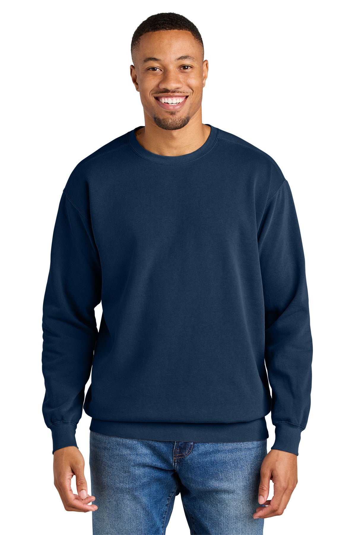 Comfort Colors® Ring Spun Crewneck Sweatshirt - True Navy - 2XL