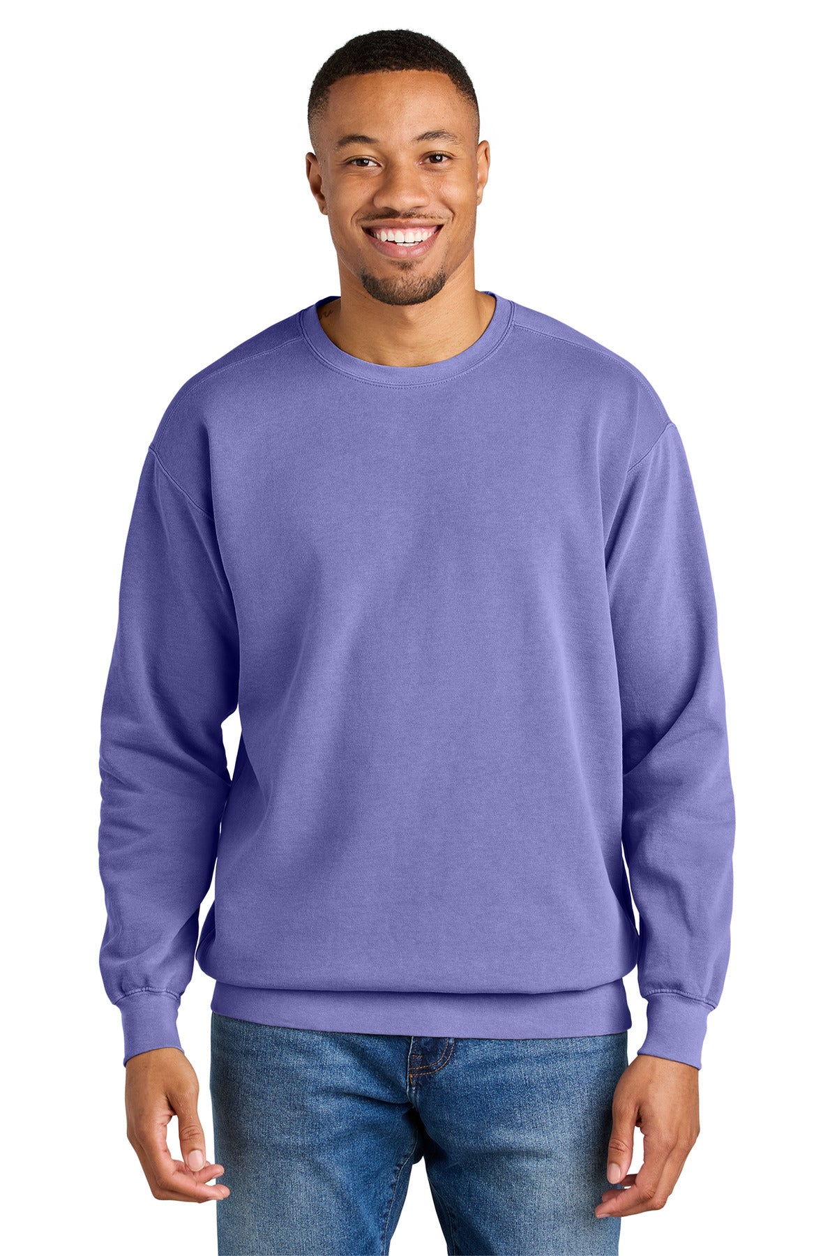 Comfort Colors® Ring Spun Crewneck Sweatshirt - Violet - 2XL