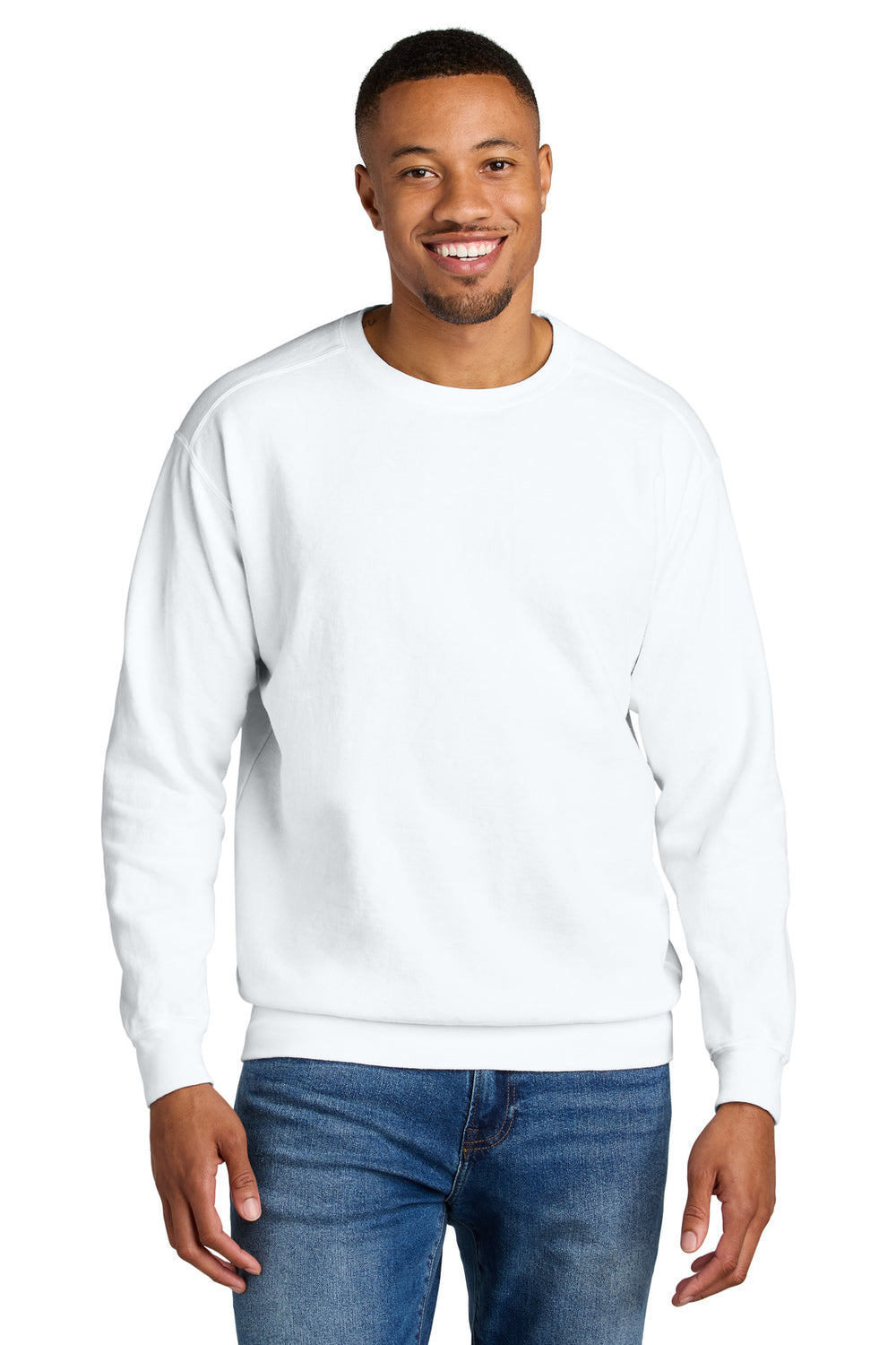Comfort Colors® Ring Spun Crewneck Sweatshirt - White - 2XL
