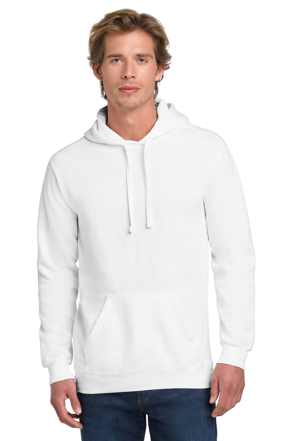 Comfort Colors® Ring Spun Hooded Sweatshirt - White - 2XL