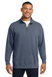 Comfort Colors® Ring Spun 1/4-Zip Sweatshirt - Blue Jean - S